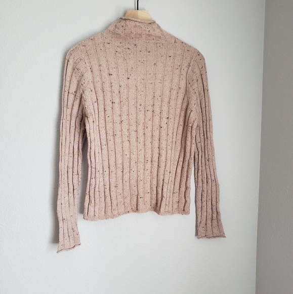 Madewell Donegal Ian Blush Pink Ribbed Sweater - Picture 4 of 9
